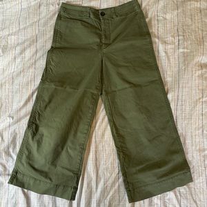 Madewell high rise wide leg pants